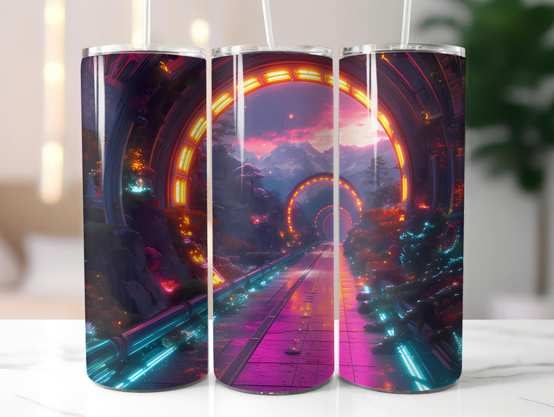 Futuristic Easter 1 Tumbler Wrap - CraftNest