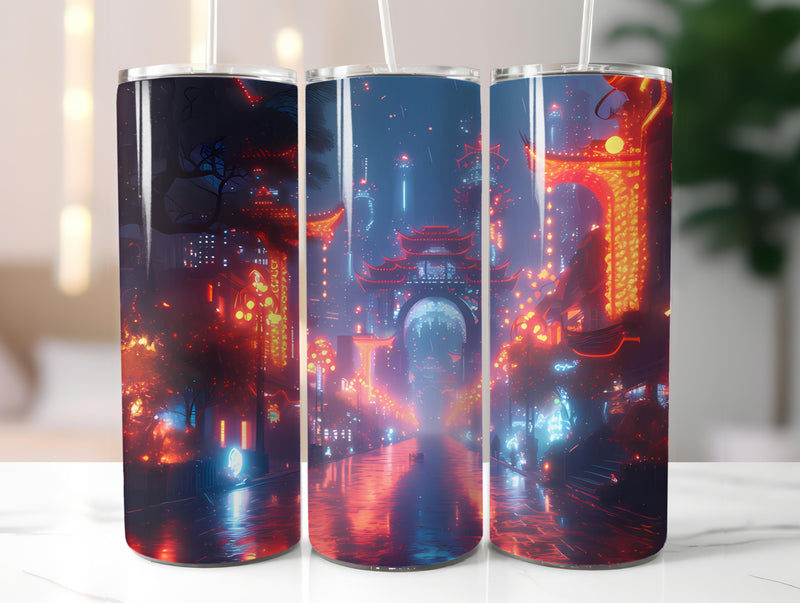 Futuristic Easter 2 Tumbler Wrap - CraftNest