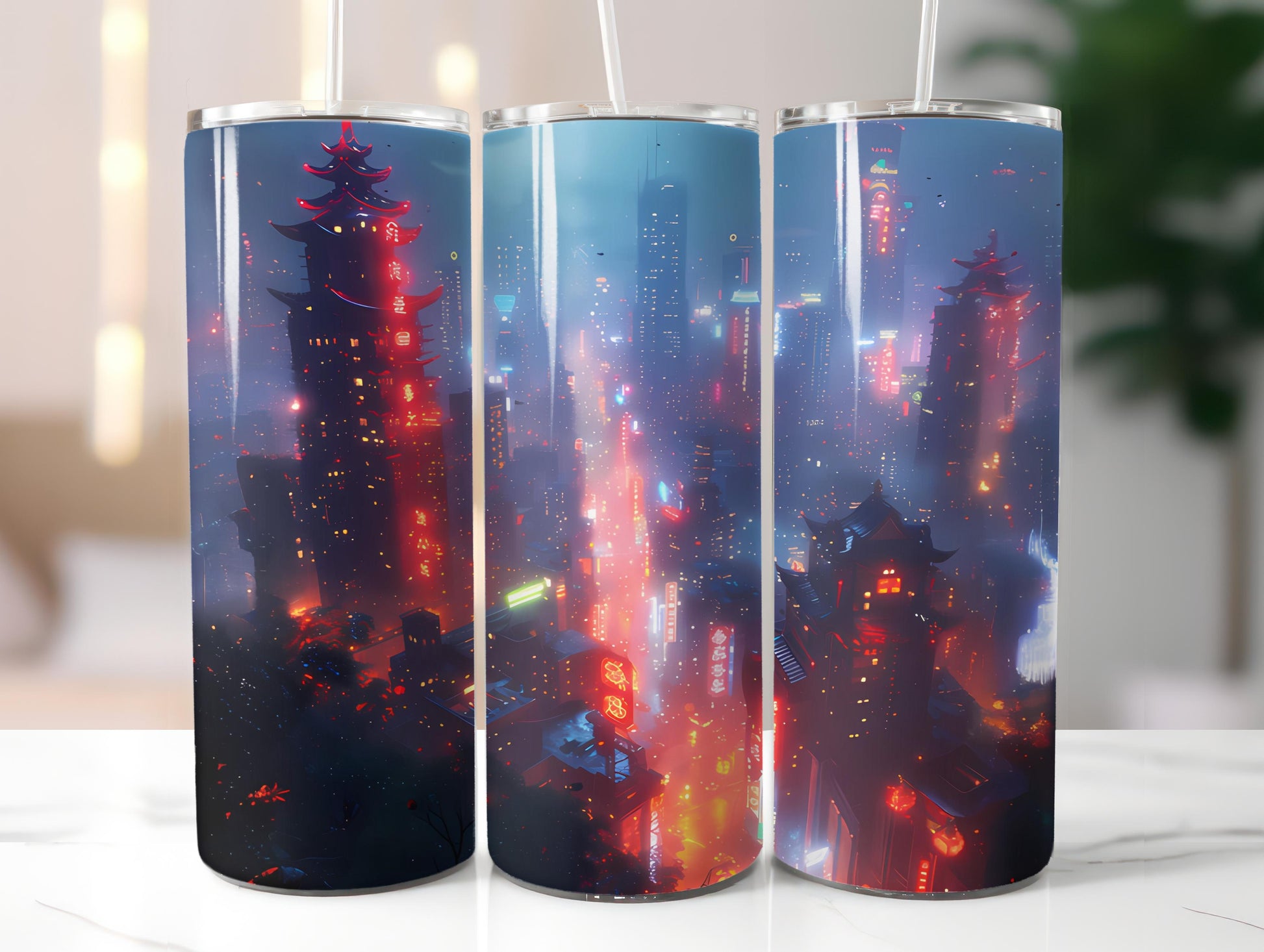 Futuristic Easter 3 Tumbler Wrap - CraftNest