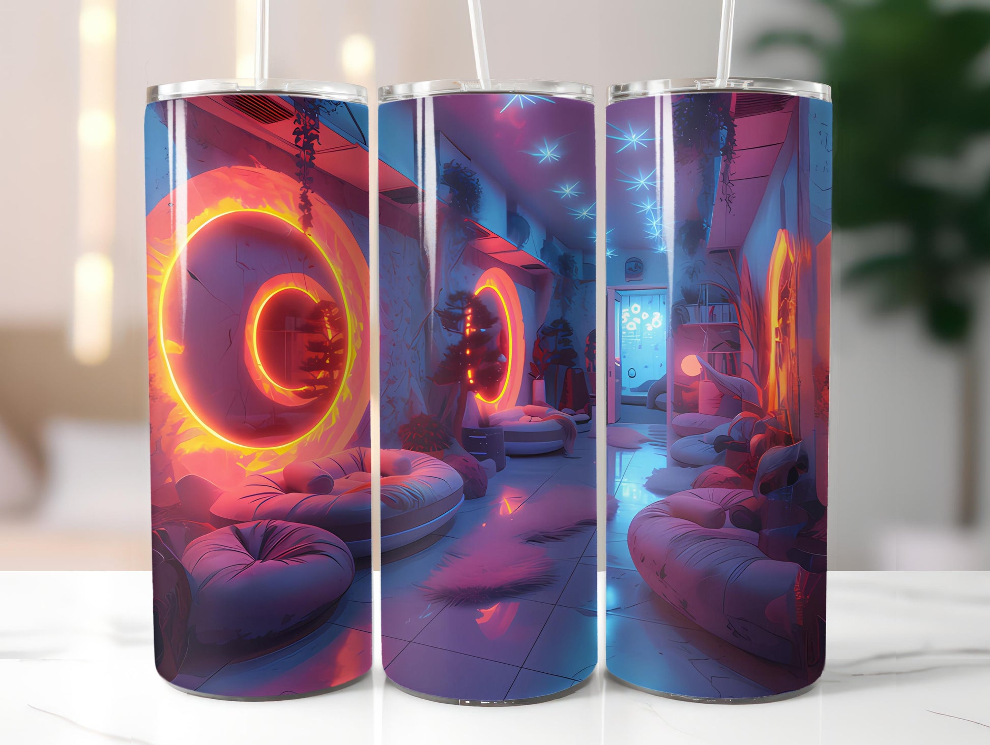 Futuristic Easter 4 Tumbler Wrap - CraftNest