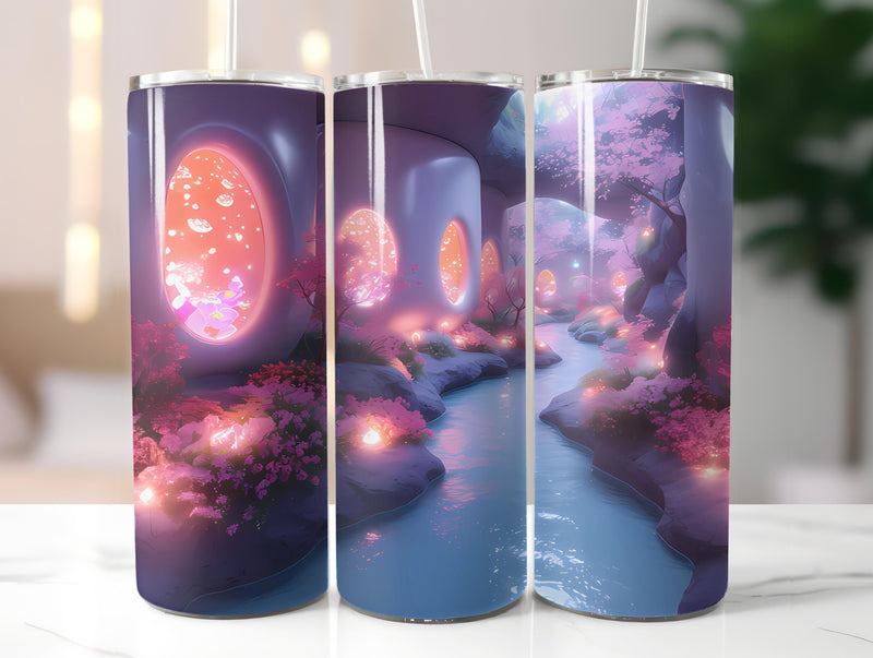 Futuristic Easter 3 Tumbler Wrap - CraftNest