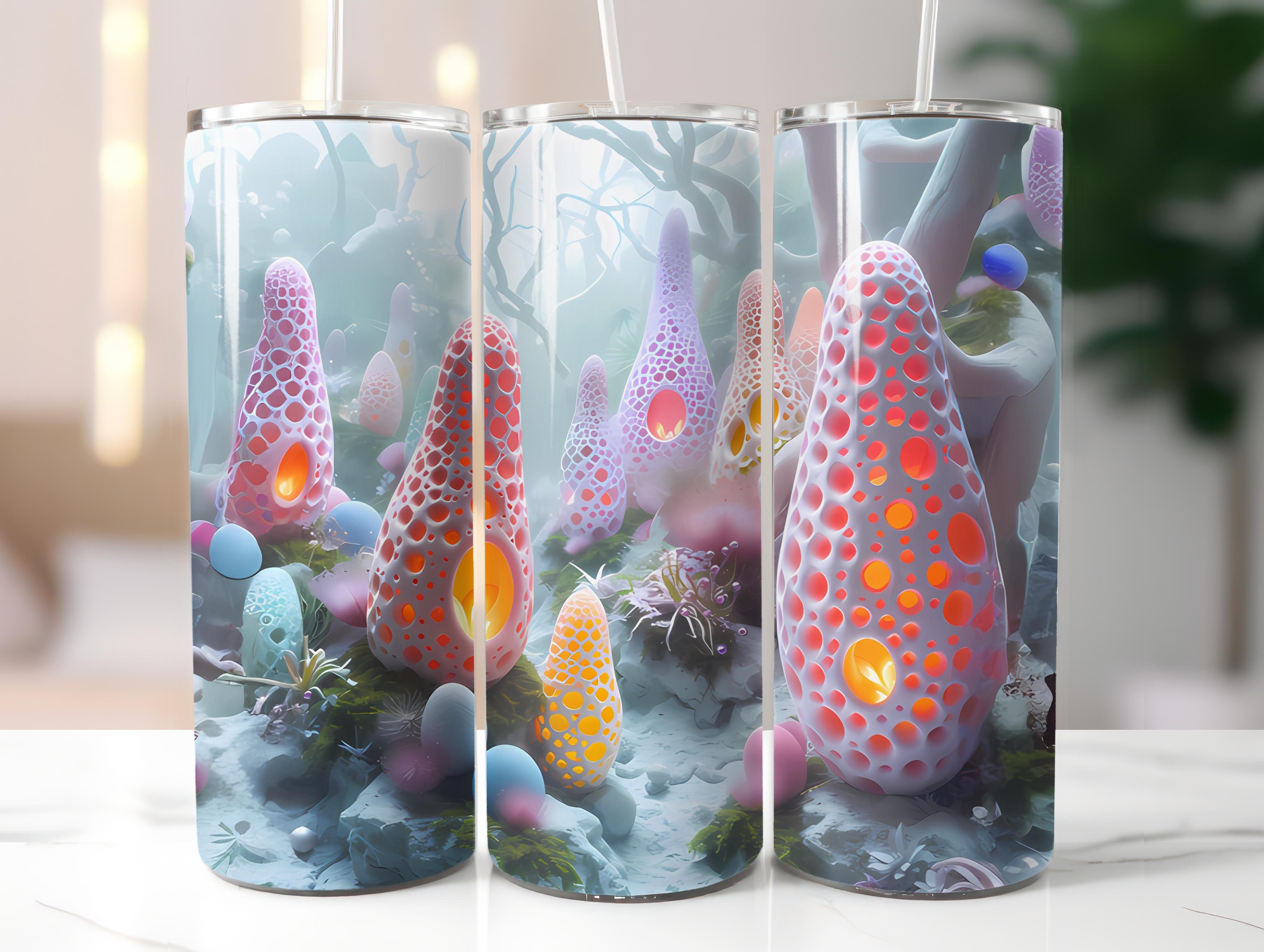 Futuristic Easter 2 Tumbler Wrap - CraftNest