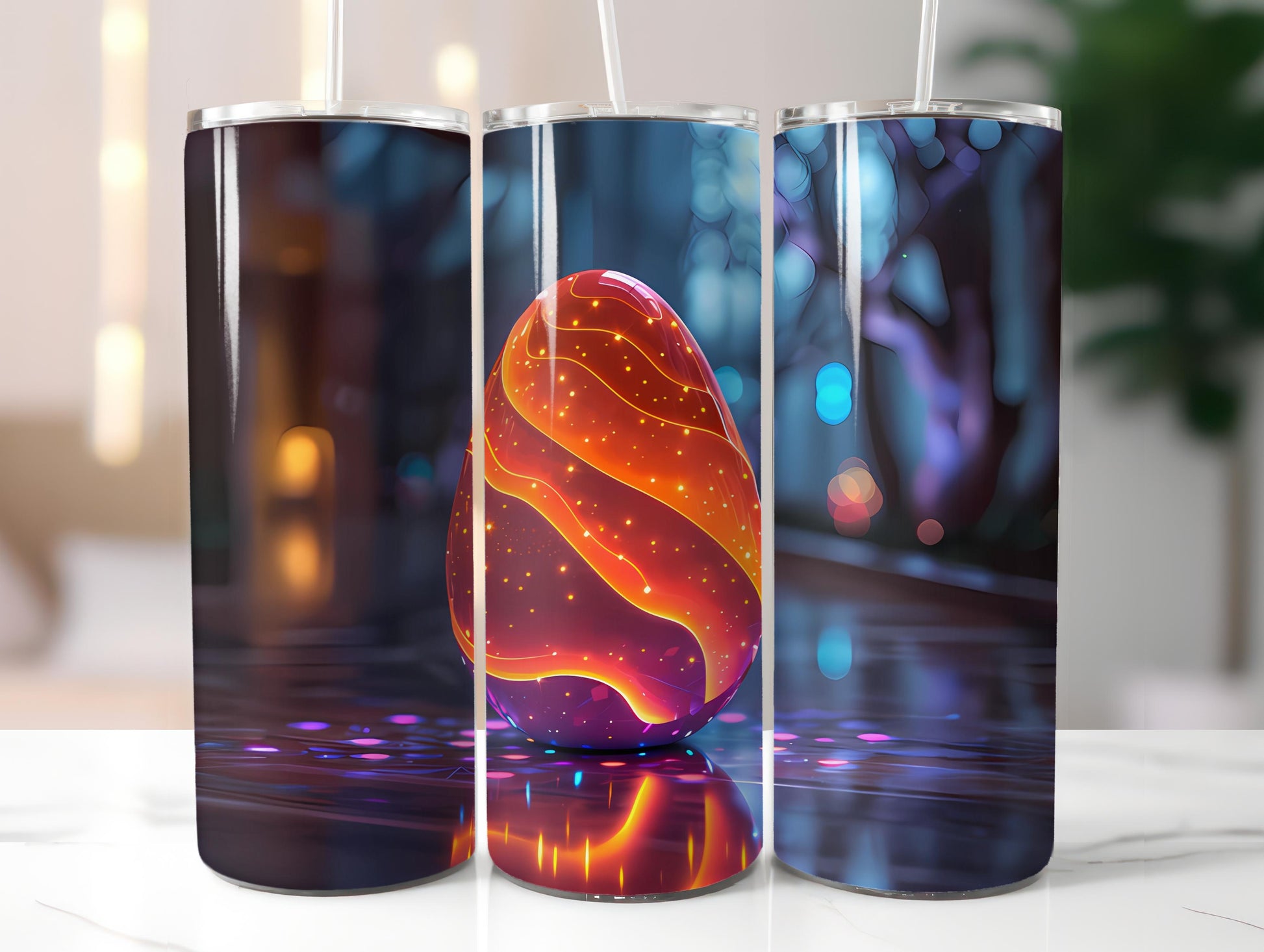 Futuristic Easter 5 Tumbler Wrap - CraftNest