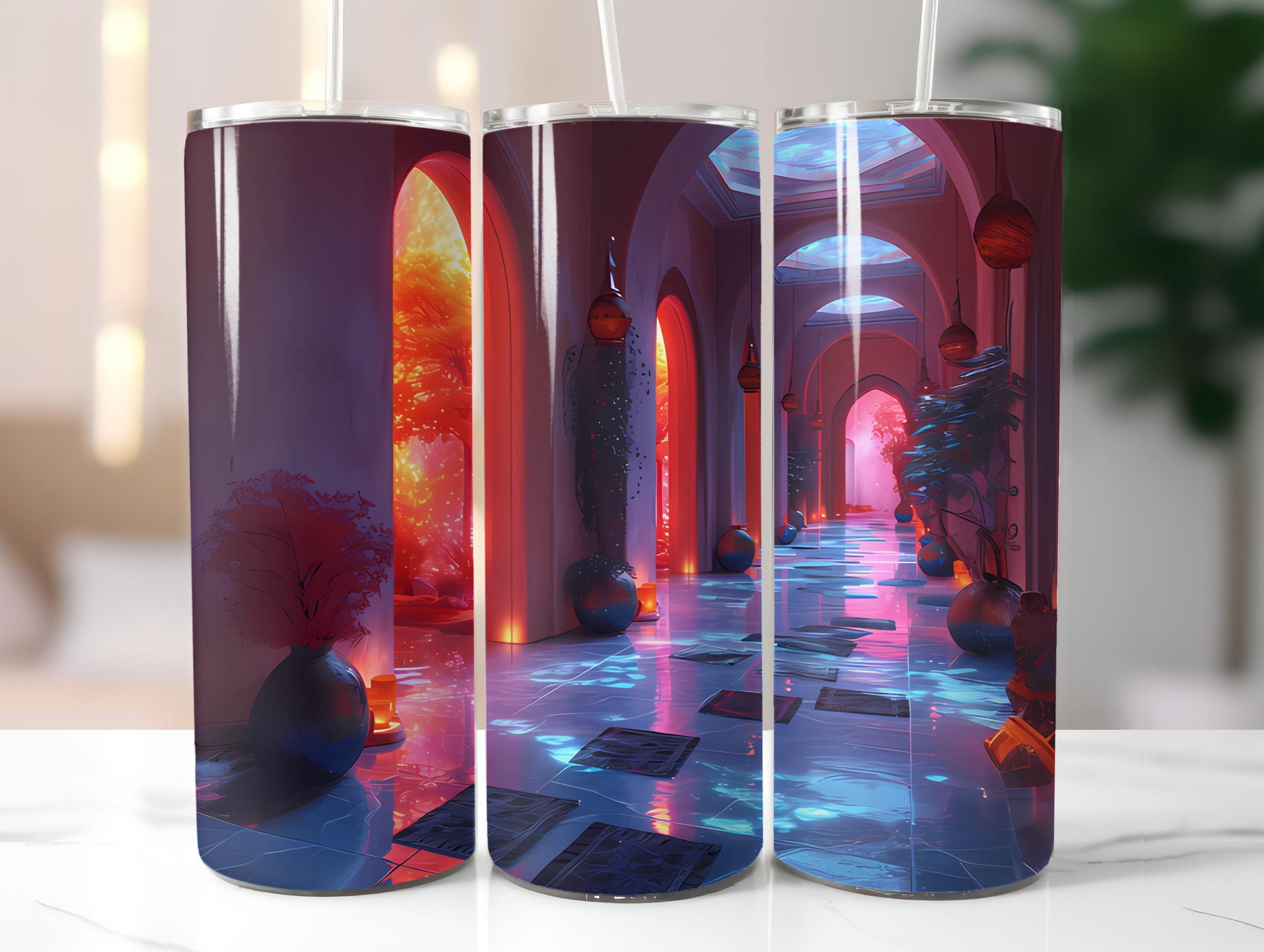 Futuristic Easter 3 Tumbler Wrap - CraftNest