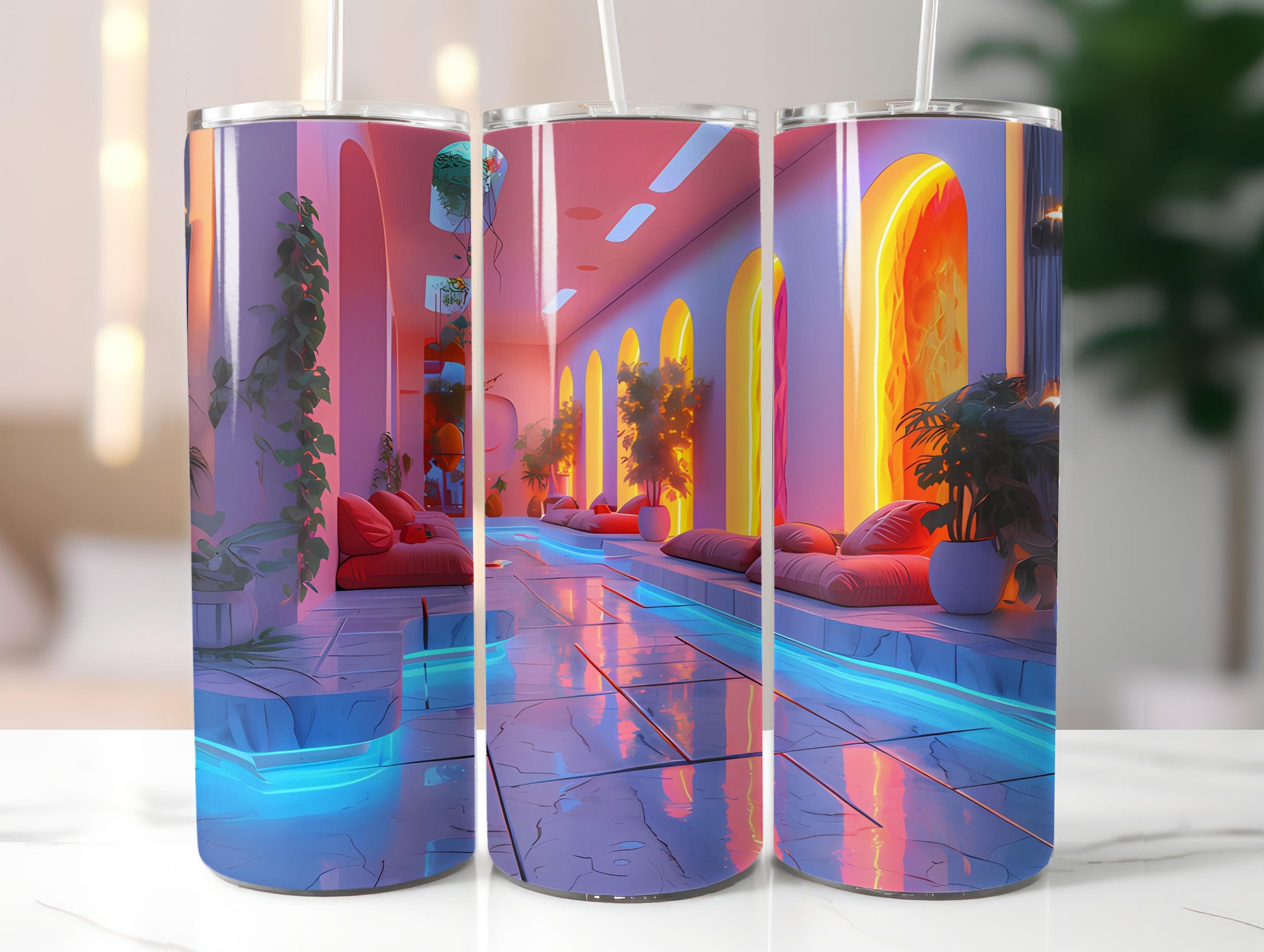 Futuristic Easter 4 Tumbler Wrap - CraftNest