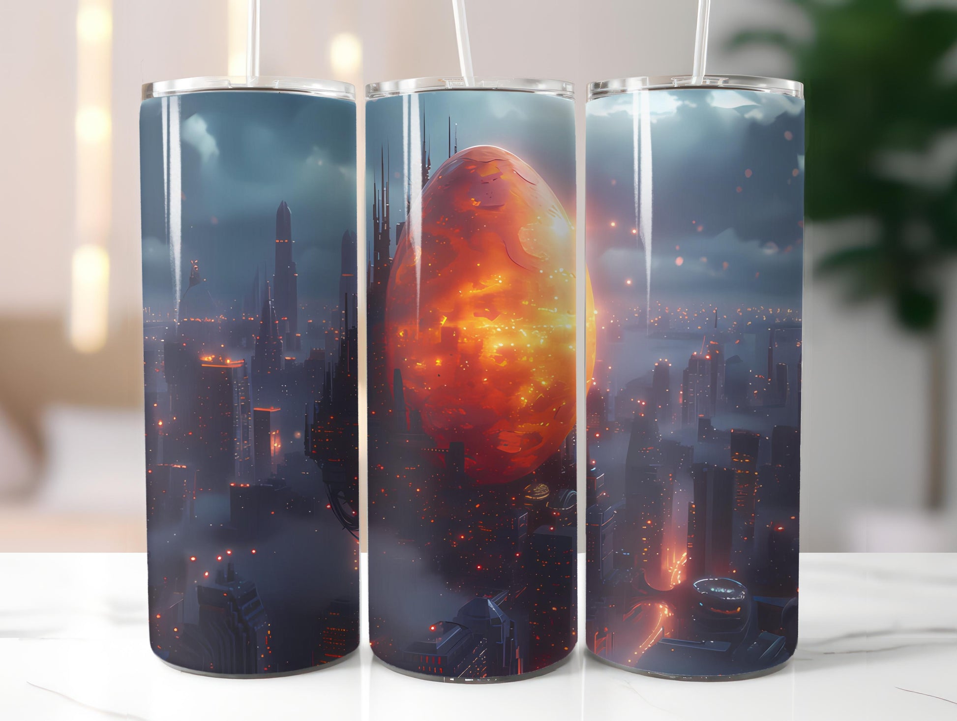 Futuristic Easter 4 Tumbler Wrap - CraftNest