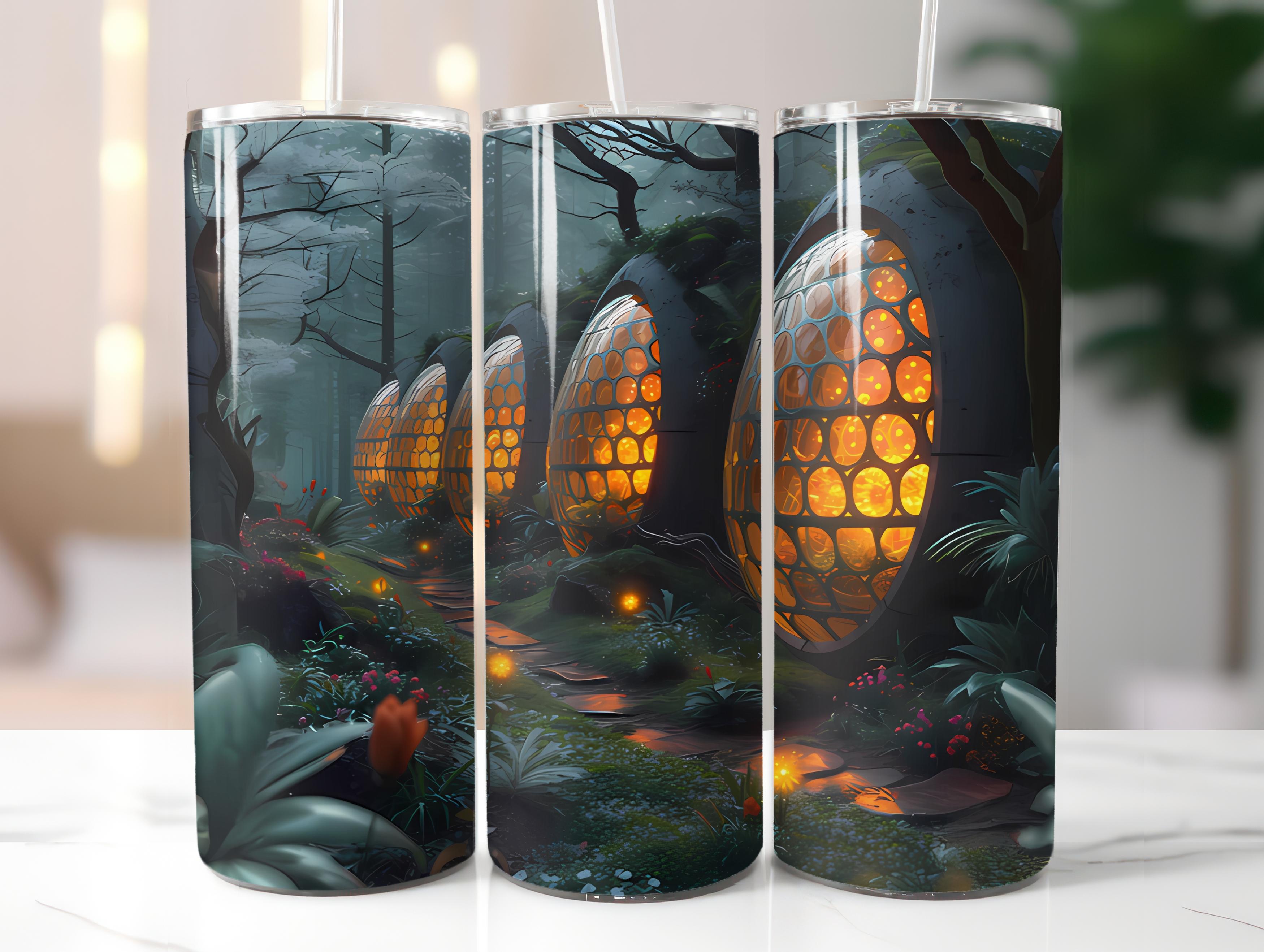 Futuristic Easter 2 Tumbler Wrap - CraftNest