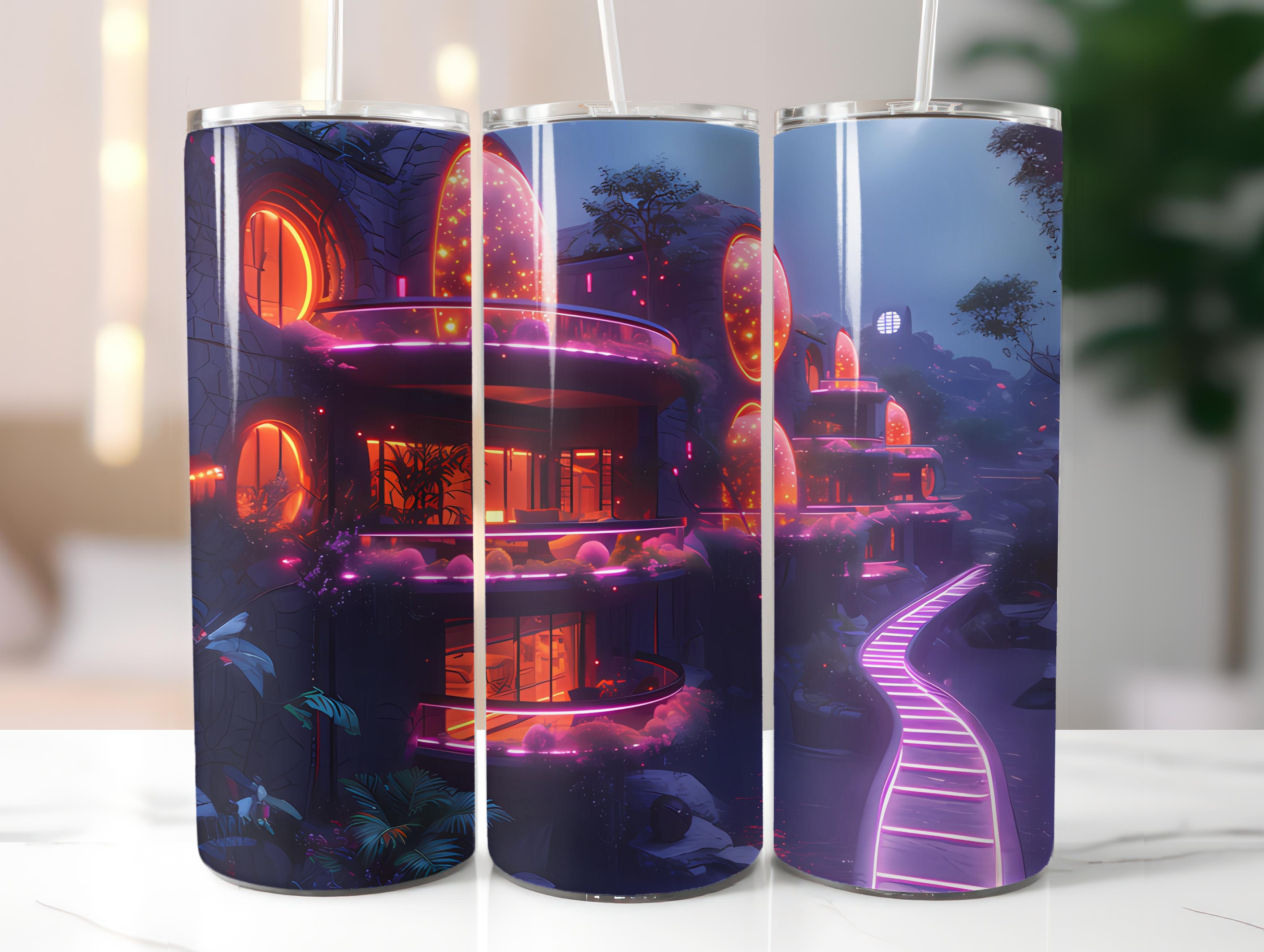 Futuristic Easter 4 Tumbler Wrap - CraftNest