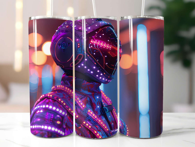 Futuristic Summer 1 Tumbler Wrap - CraftNest - Digital Crafting and Art