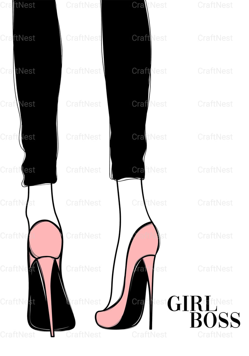 Aesthetic Fashion Wall Art Set - CraftNest - Digital Crafting and Art