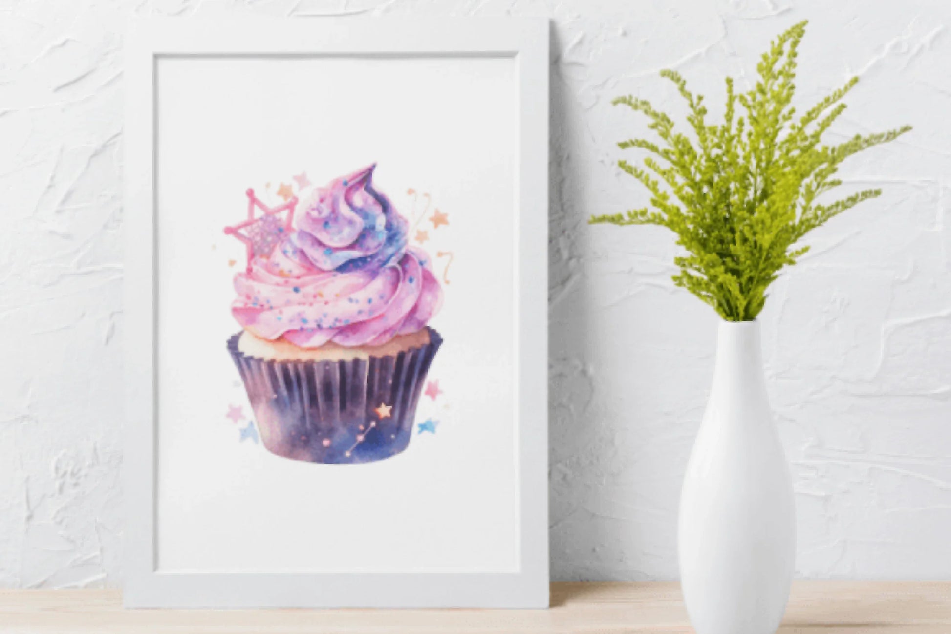 Galaxy Cupcakes Clipart Design Bundle - CraftNest - Digital Crafting and Art