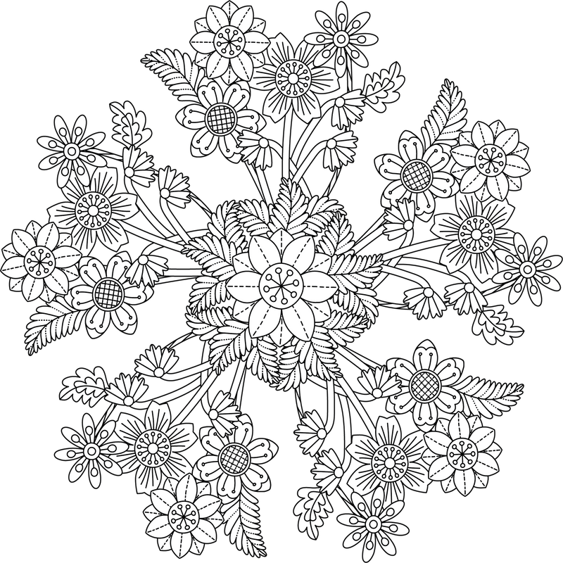 Colorist Heaven Garden Coloring Book - CraftNest - Digital Crafting and Art