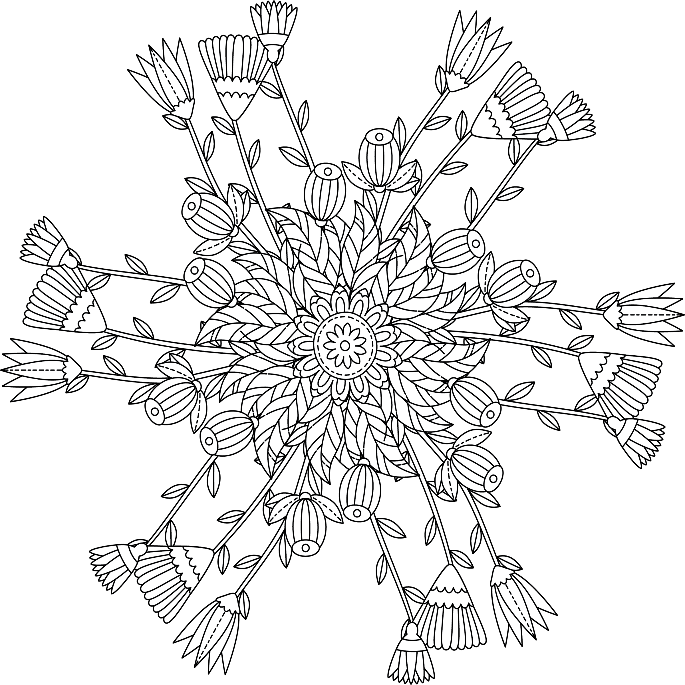 Colorist Heaven Garden Coloring Book - CraftNest - Digital Crafting and Art