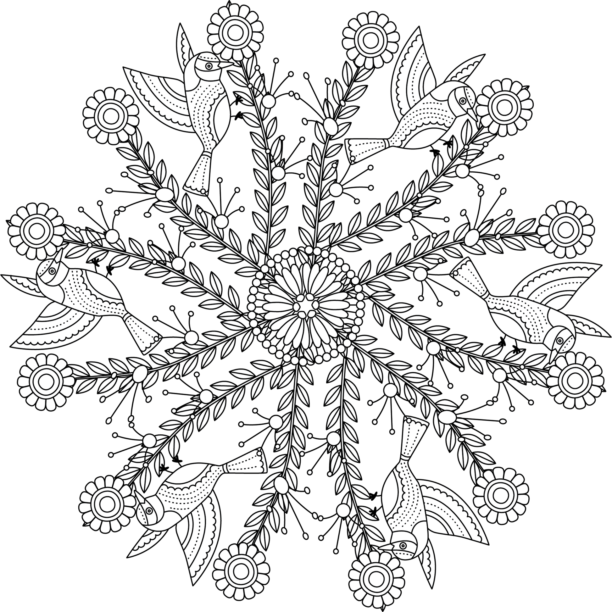 Colorist Heaven Garden Coloring Book - CraftNest - Digital Crafting and Art