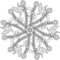 Colorist Heaven Garden Coloring Book - CraftNest - Digital Crafting and Art