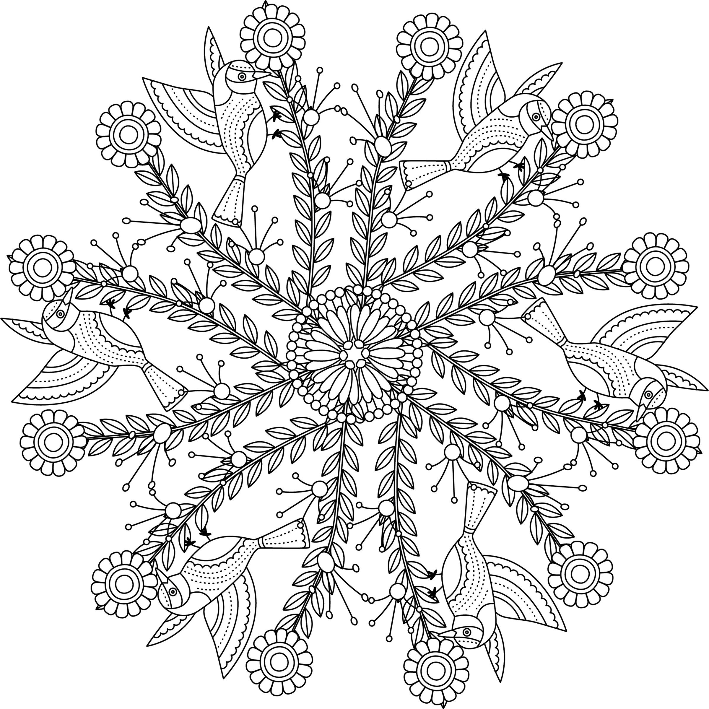 Colorist Heaven Garden Coloring Book - CraftNest - Digital Crafting and Art