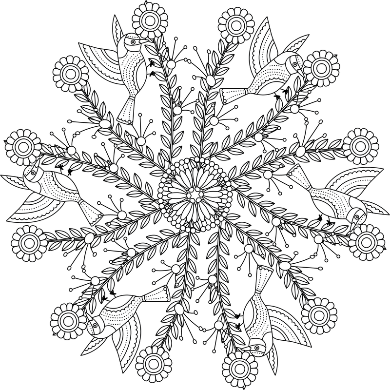 Colorist Heaven Garden Coloring Book - CraftNest - Digital Crafting and Art