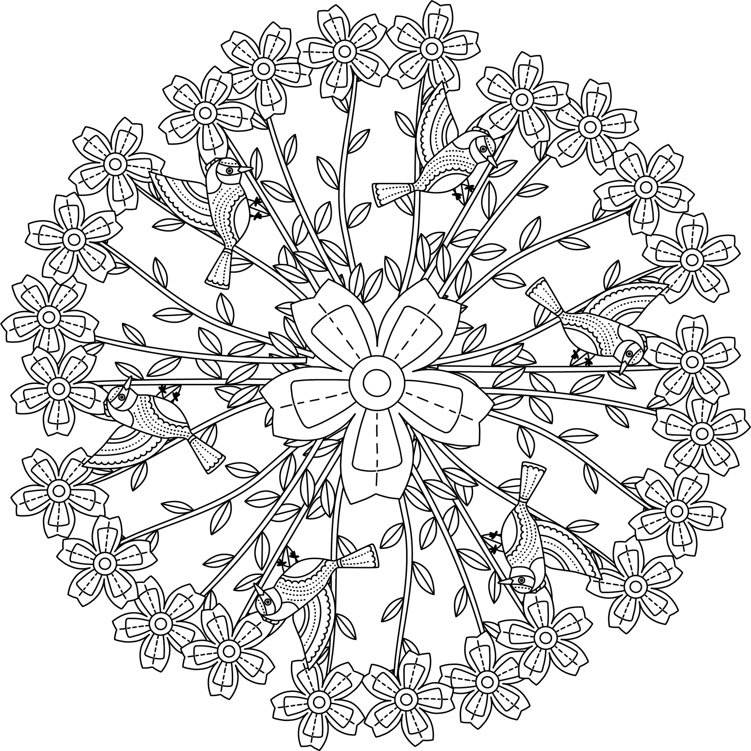 Colorist Heaven Garden Coloring Book - CraftNest - Digital Crafting and Art