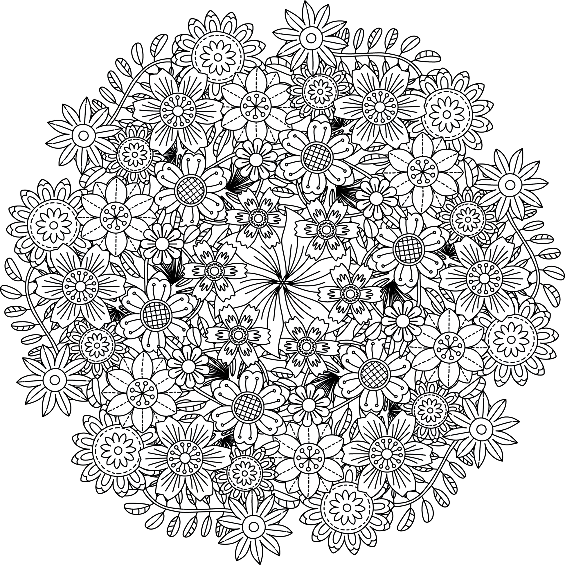 Colorist Heaven Garden Coloring Book - CraftNest - Digital Crafting and Art