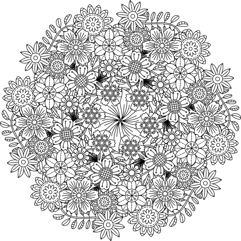 Colorist Heaven Garden Coloring Book - CraftNest - Digital Crafting and Art