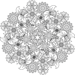 Colorist Heaven Garden Coloring Book - CraftNest - Digital Crafting and Art