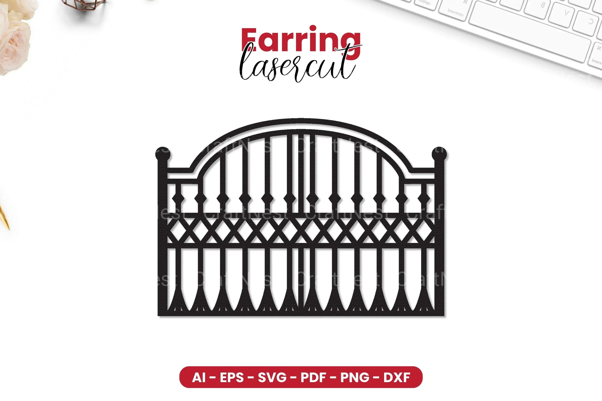 Gate Lasercut SVG Bundle - CraftNest - Digital Crafting and Art