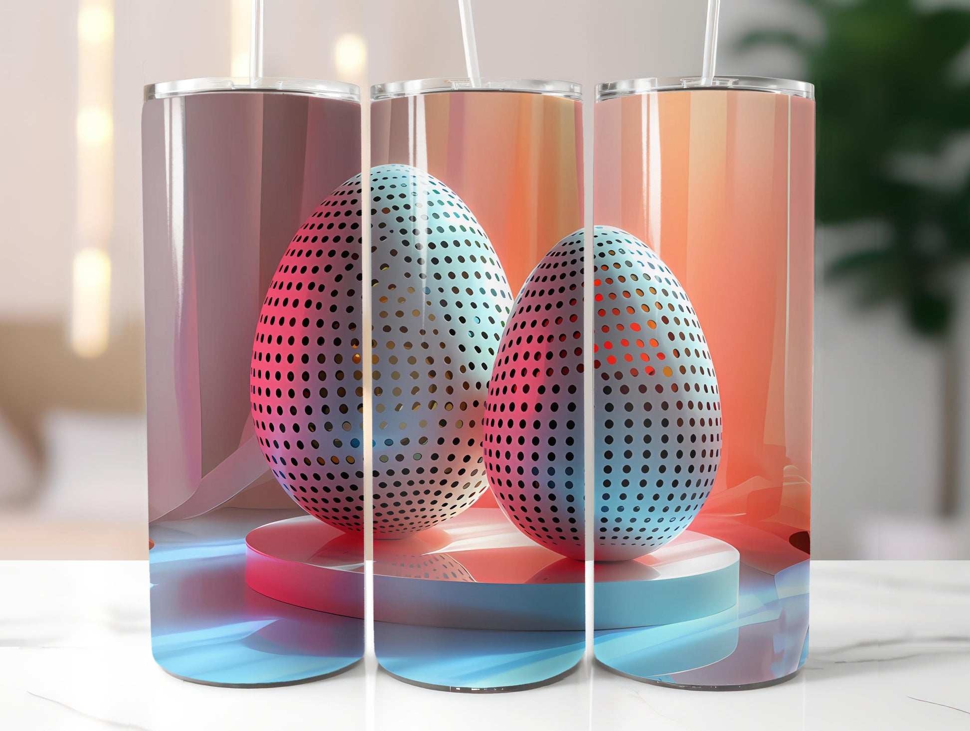 Geometric Easter 4 Tumbler Wrap - CraftNest