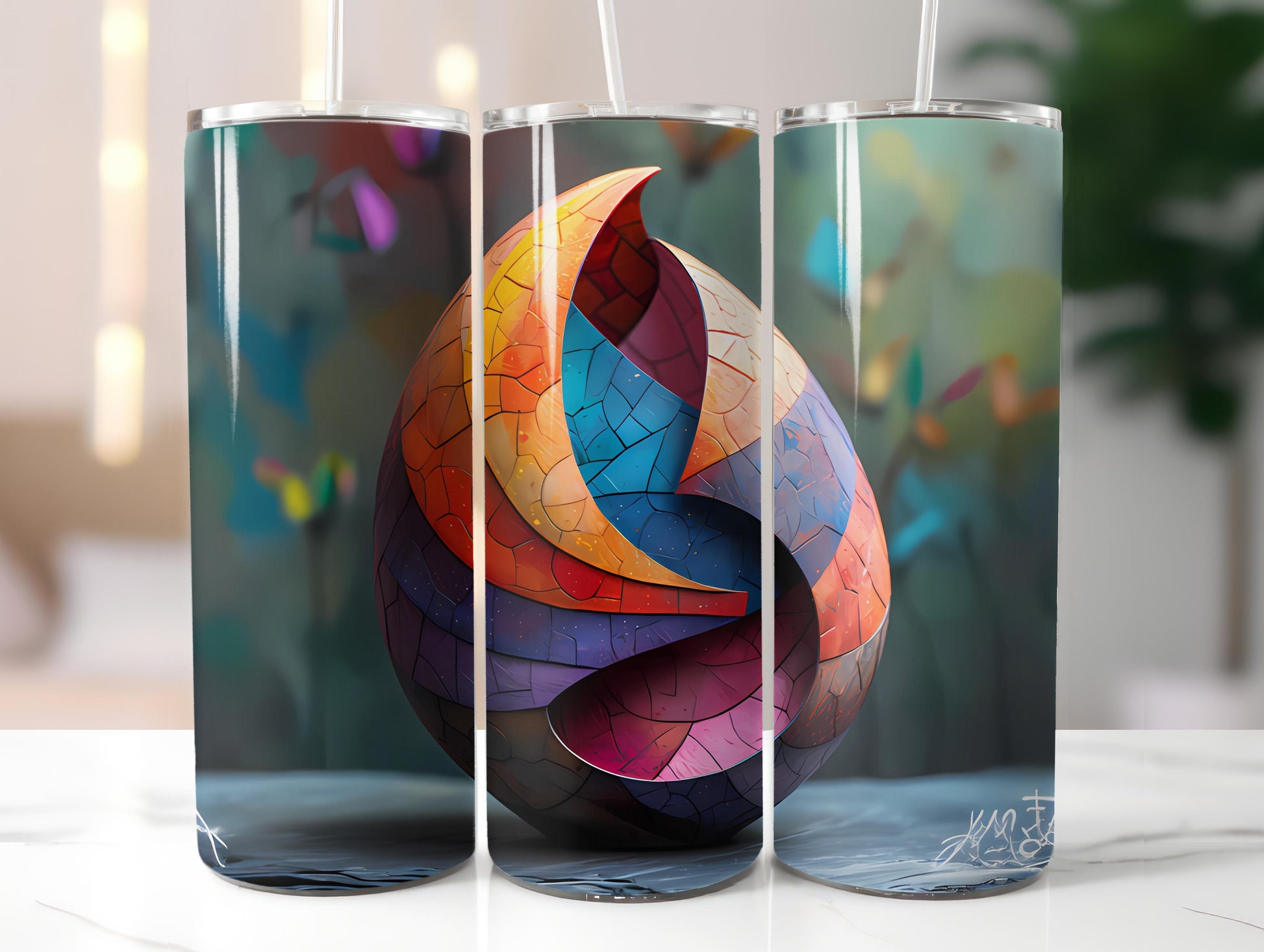 Geometric Easter 3 Tumbler Wrap - CraftNest