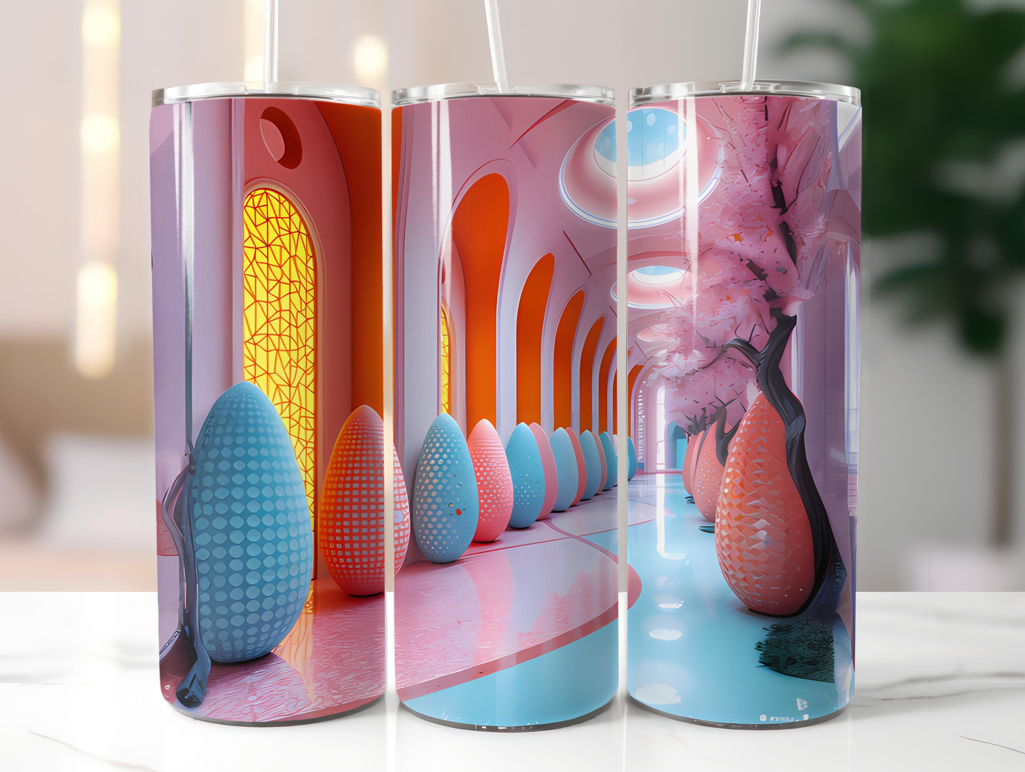 Geometric Easter 4 Tumbler Wrap - CraftNest