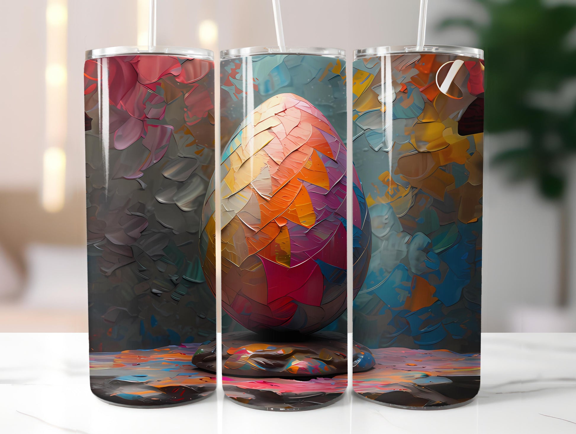 Geometric Easter 3 Tumbler Wrap - CraftNest