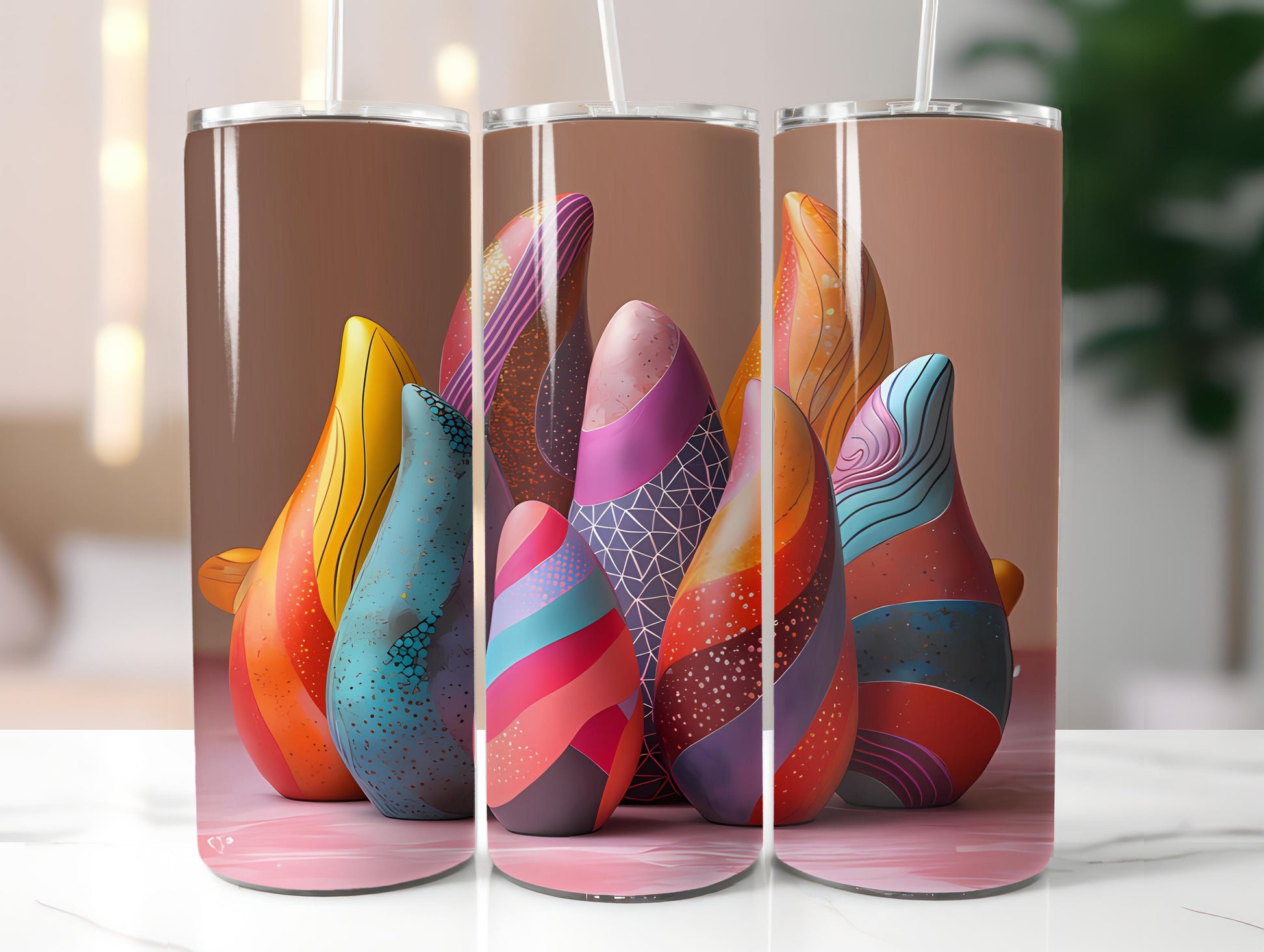 Geometric Easter 3 Tumbler Wrap - CraftNest