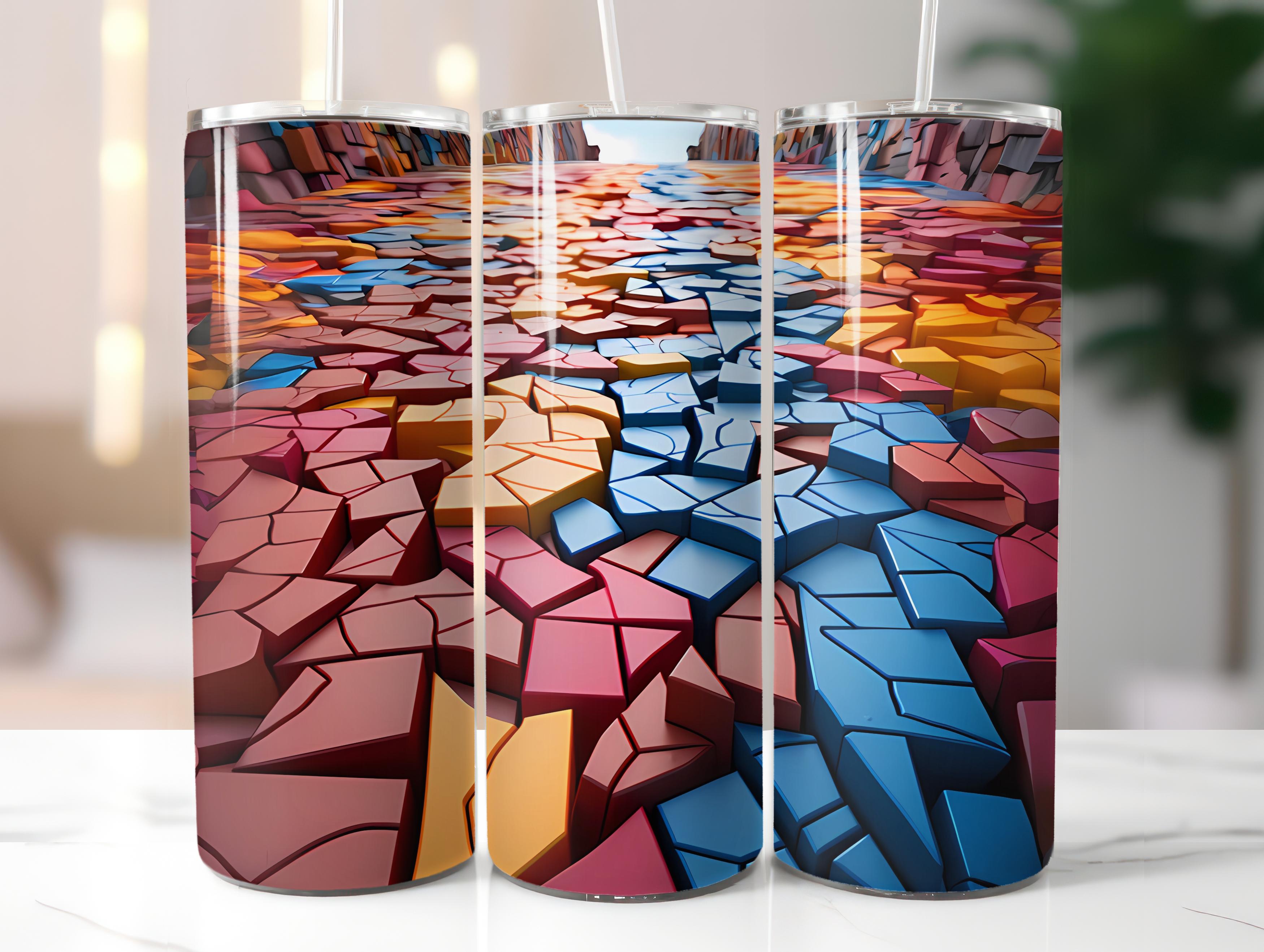 Geometric Spring 1 Tumbler Wrap - CraftNest