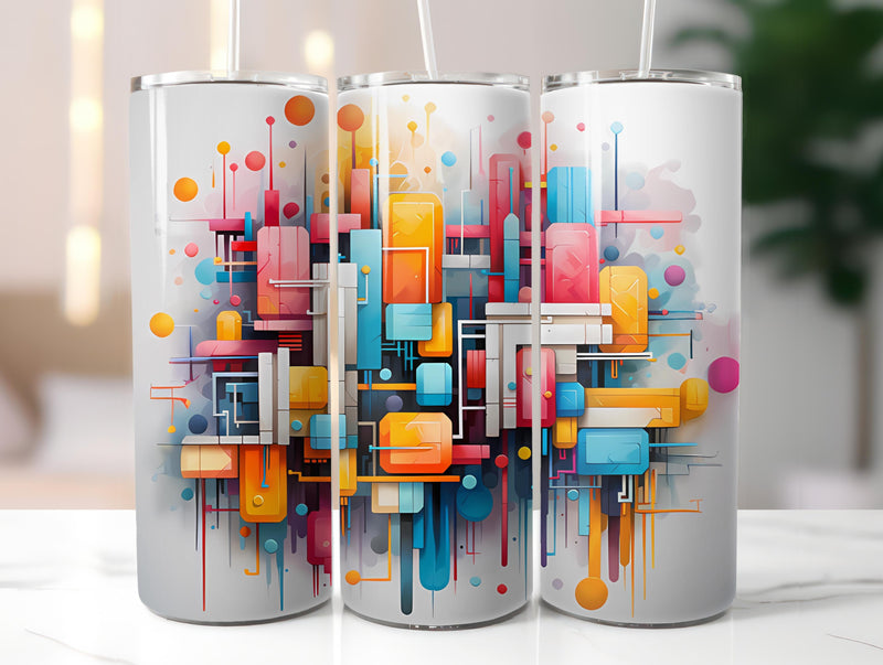 Geometric Spring 7 Tumbler Wrap - CraftNest