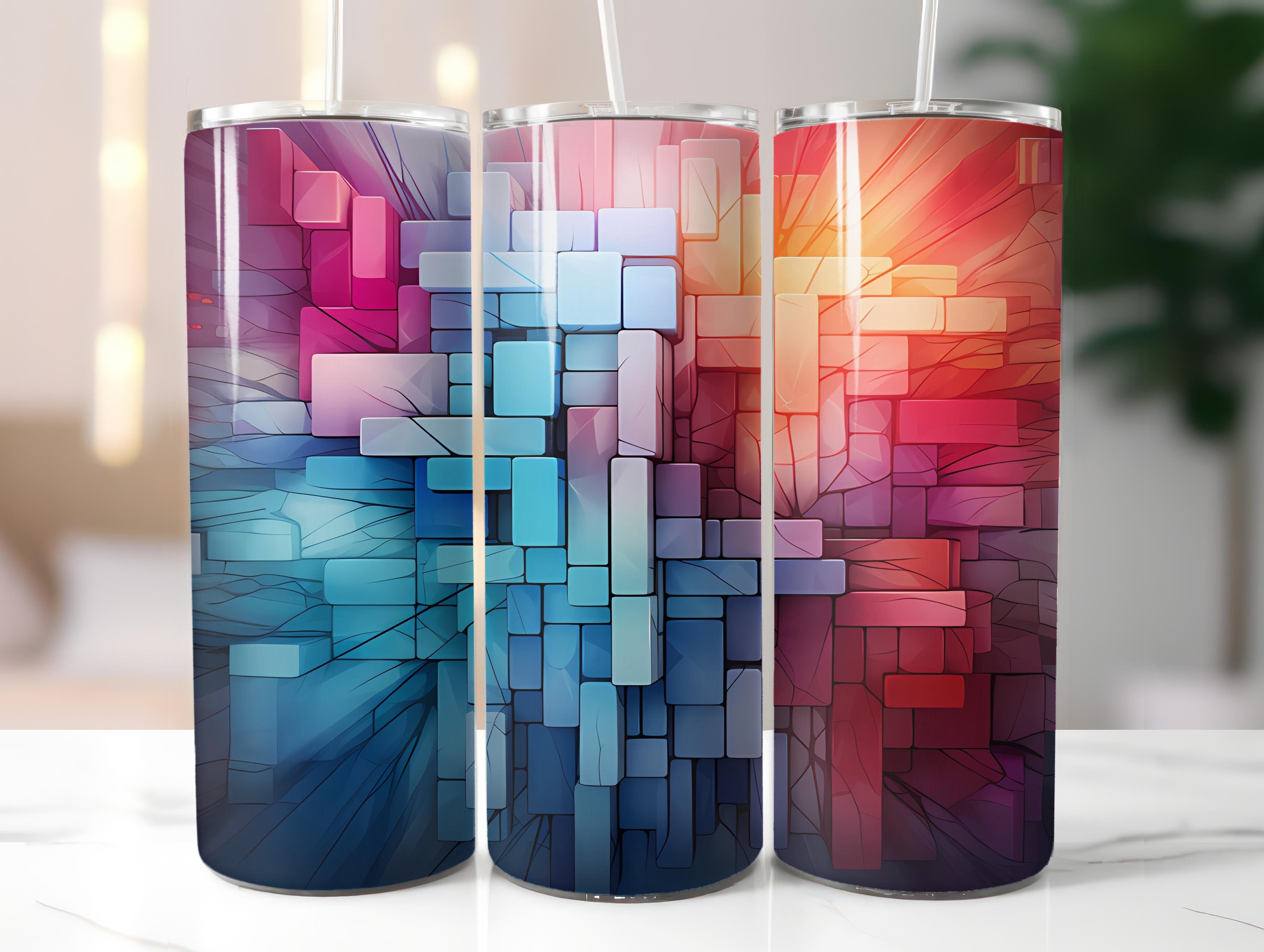 Geometric Spring 1 Tumbler Wrap - CraftNest