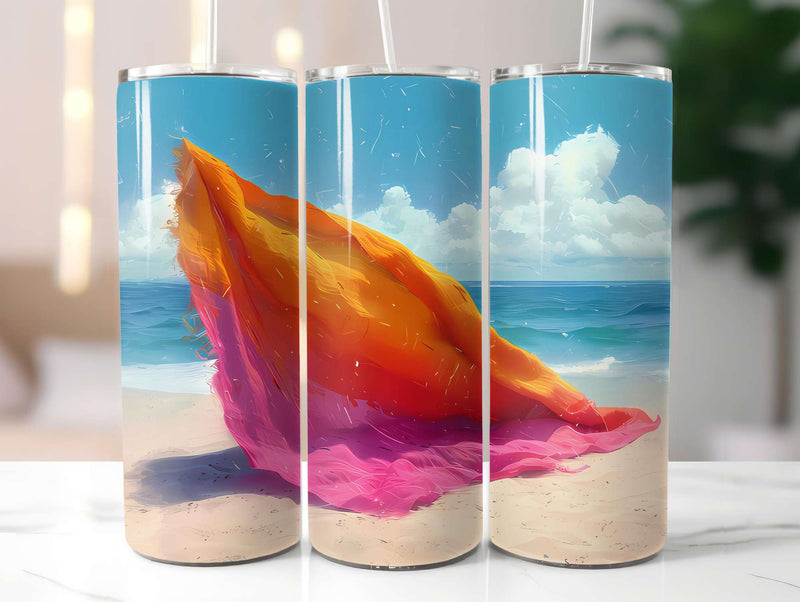 Geometric Summer 3 Tumbler Wrap - CraftNest - Digital Crafting and Art