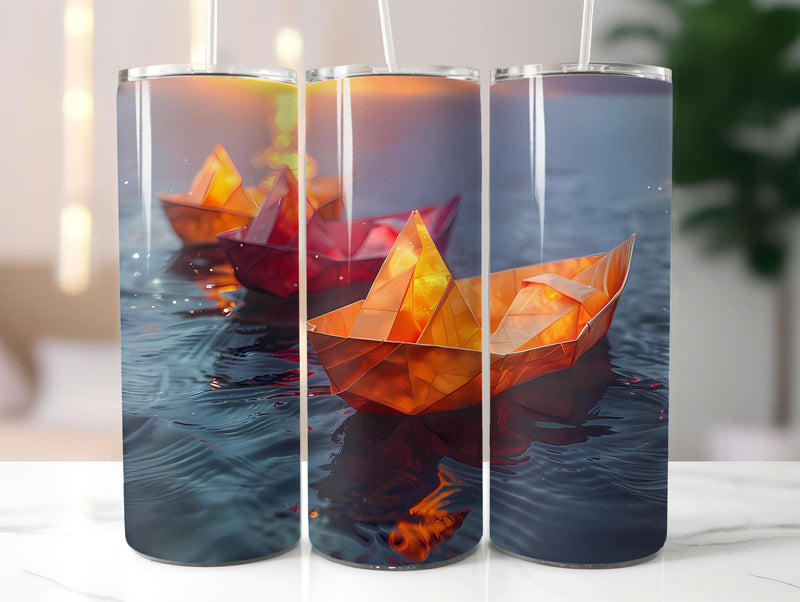 Geometric Summer 3 Tumbler Wrap - CraftNest - Digital Crafting and Art