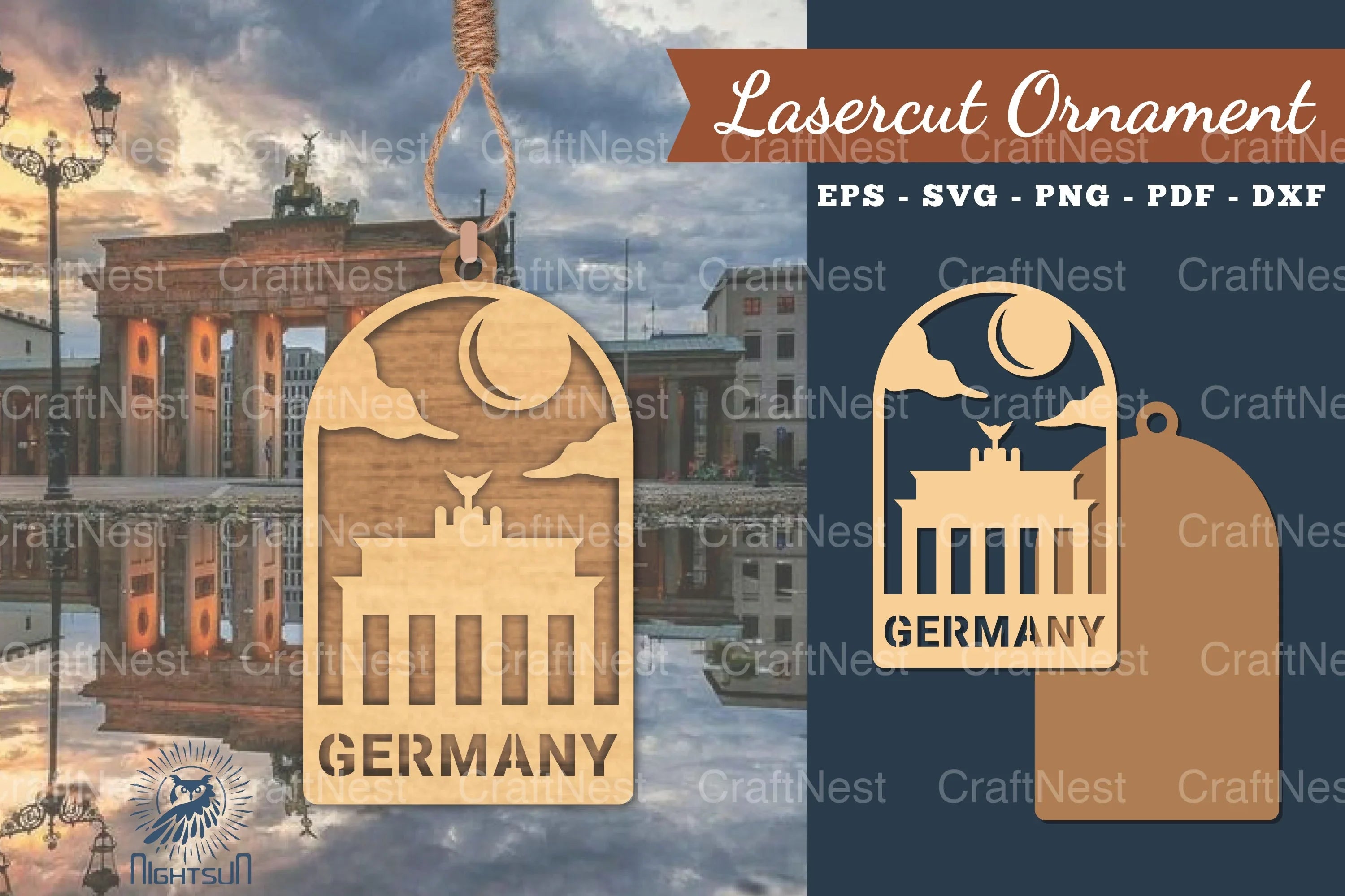 Germany Laser Cut Ornament Clipart Bundle - CraftNest - Digital Crafting and Art