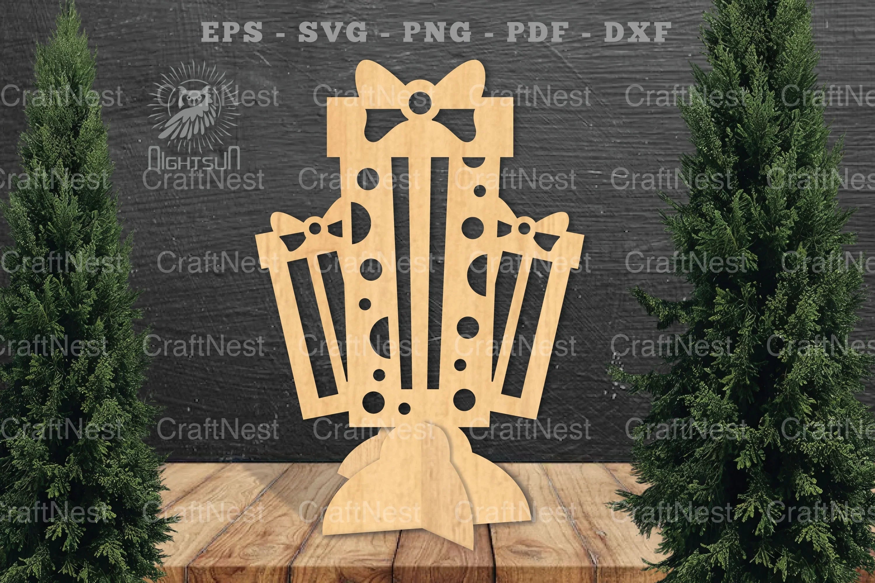 Gift Box Laser Cut Home Decor SVG Bundle - CraftNest - Digital Crafting and Art