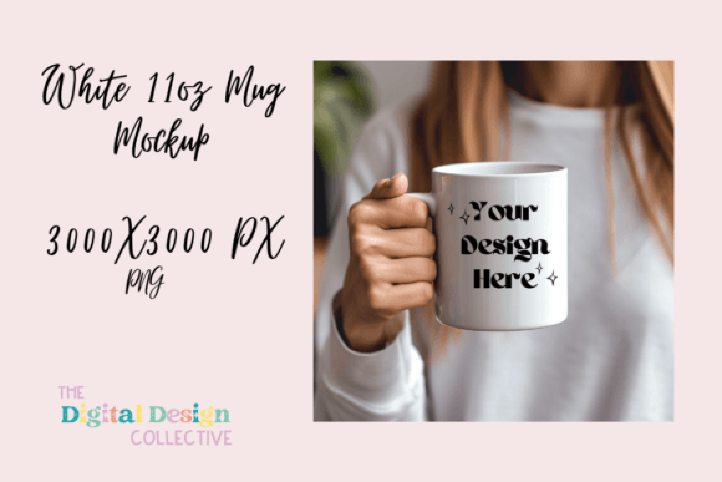 White Coffee Mug Mockup Set