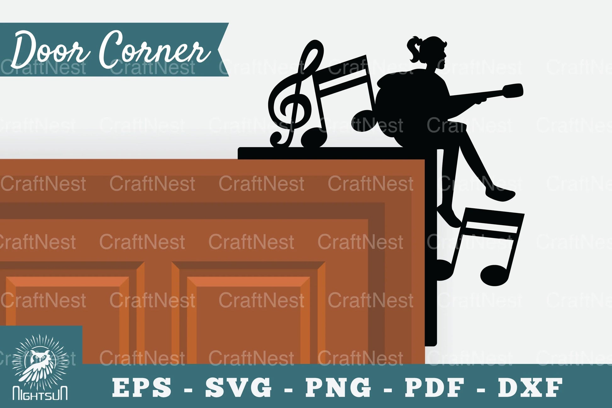 Girl Playing Guitar Clipart Bundle - CraftNest - Digital Crafting and Art