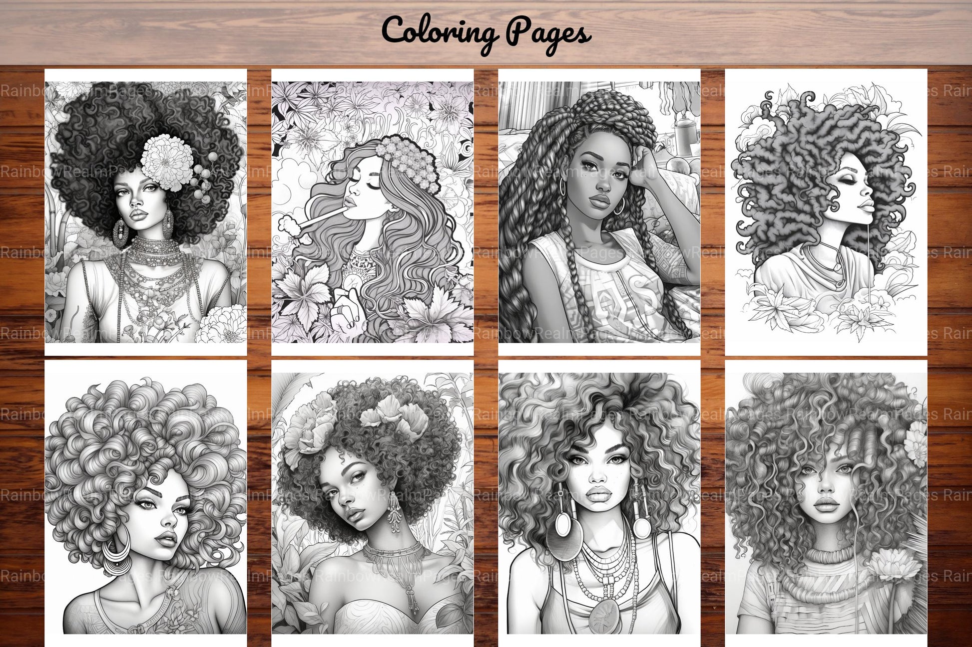 Black Girl Coloring Pages - CraftNest - Digital Crafting and Art