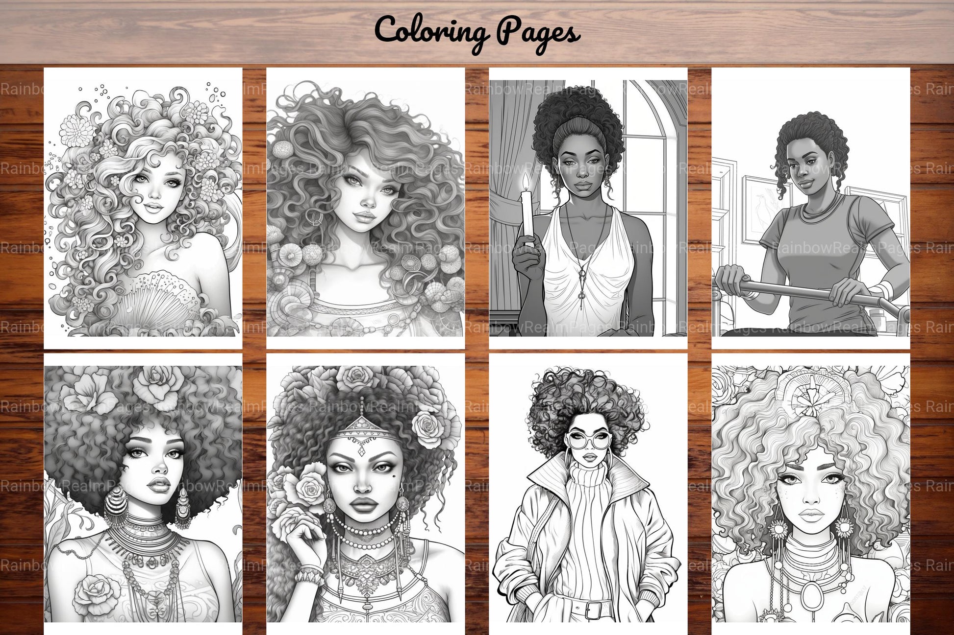 Black Girl Coloring Pages - CraftNest - Digital Crafting and Art