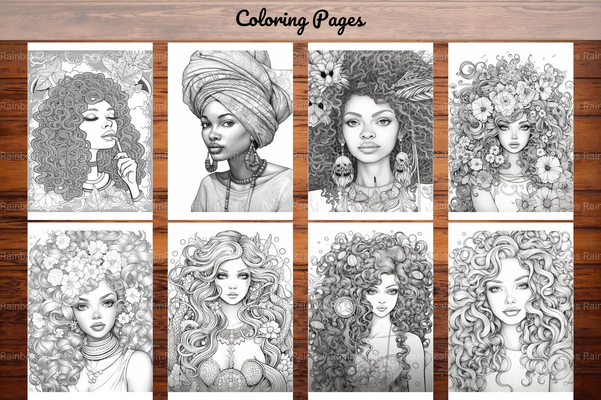 Black Girl Coloring Pages - CraftNest - Digital Crafting and Art