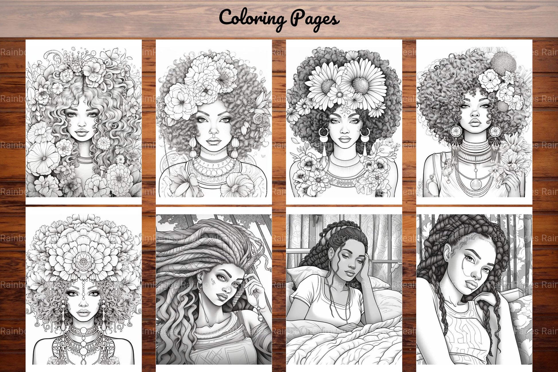 Black Girl Coloring Pages - CraftNest - Digital Crafting and Art