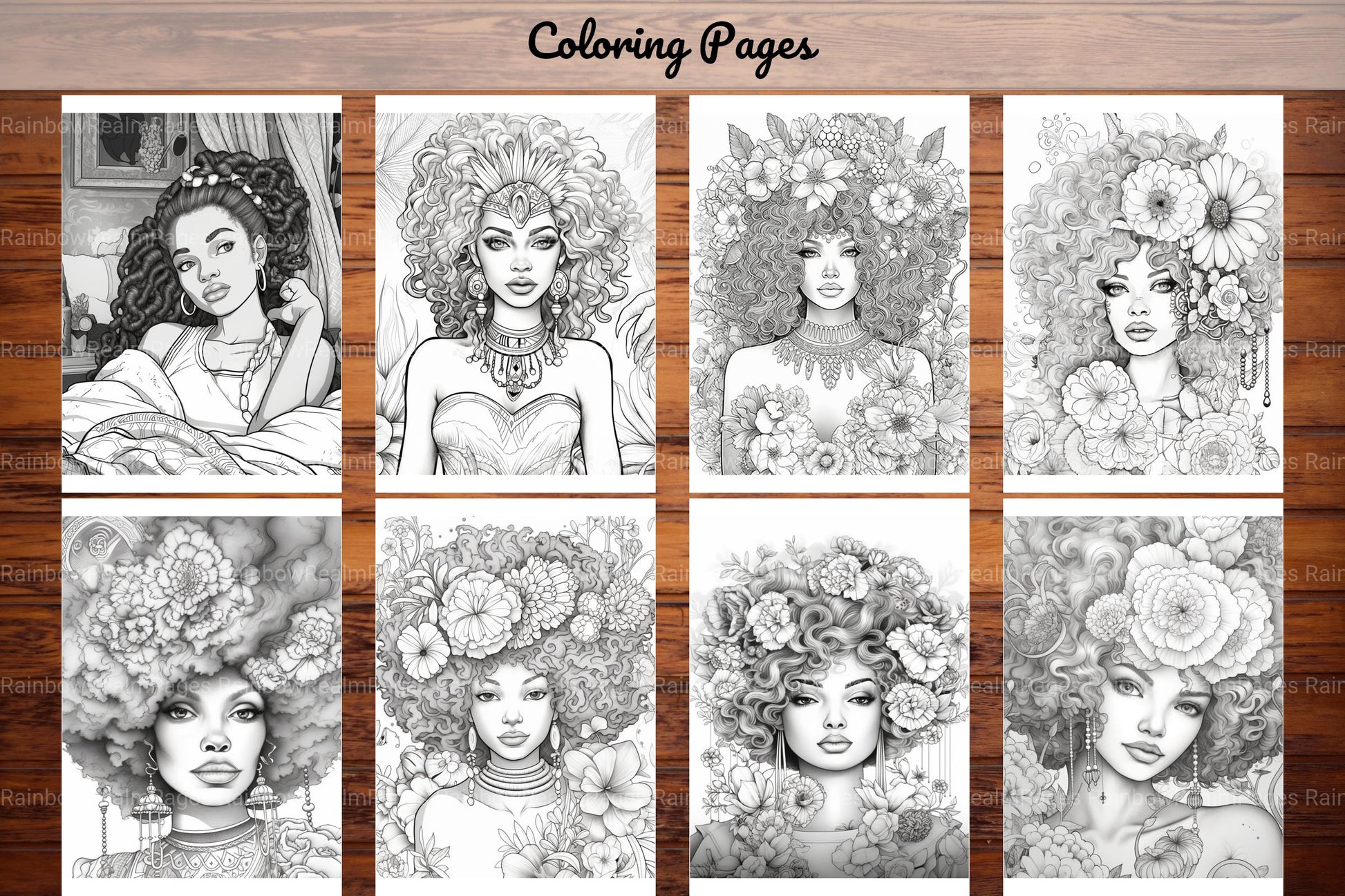 Black Girl Coloring Pages - CraftNest - Digital Crafting and Art