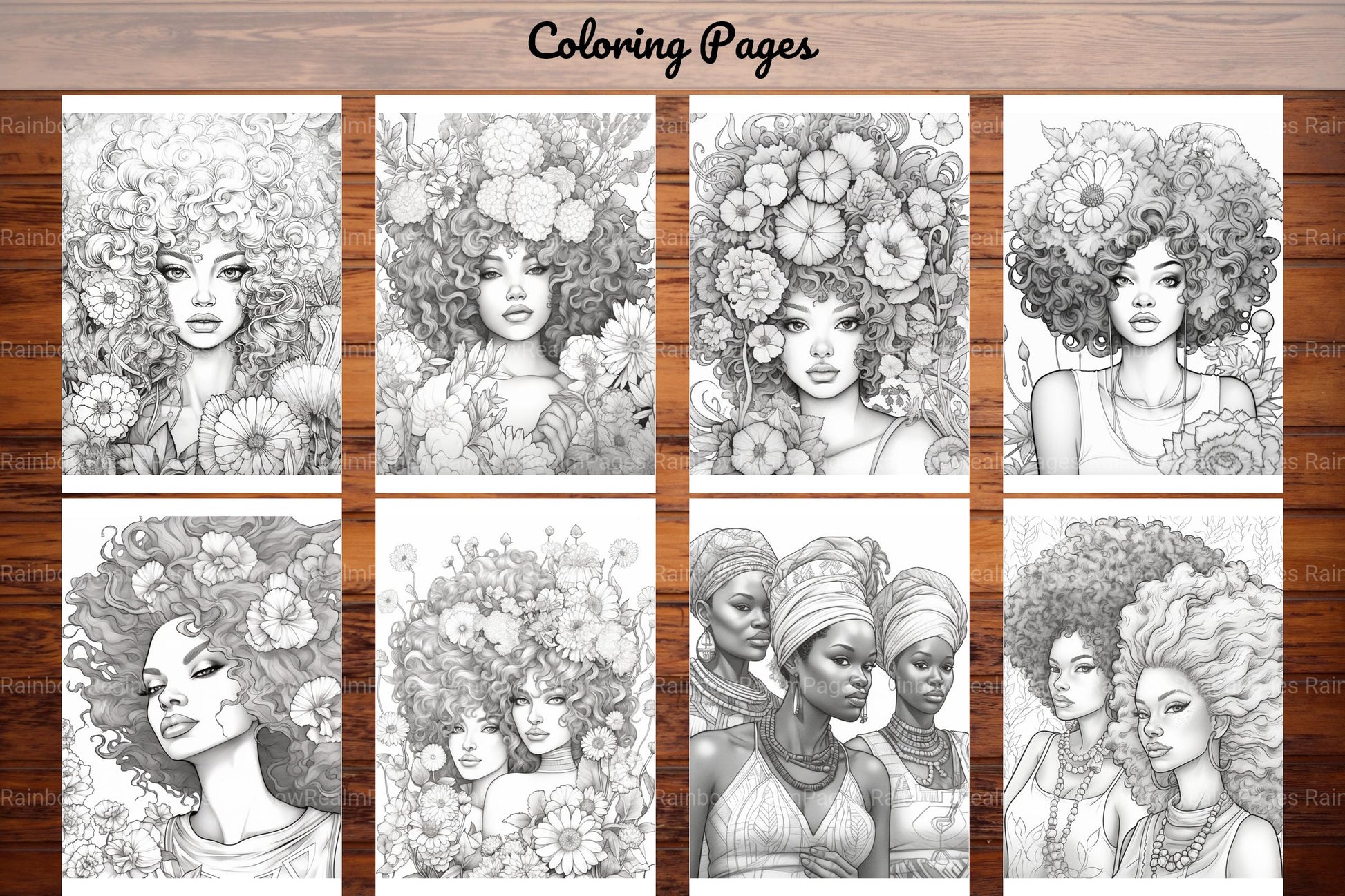 Black Girl Coloring Pages - CraftNest - Digital Crafting and Art