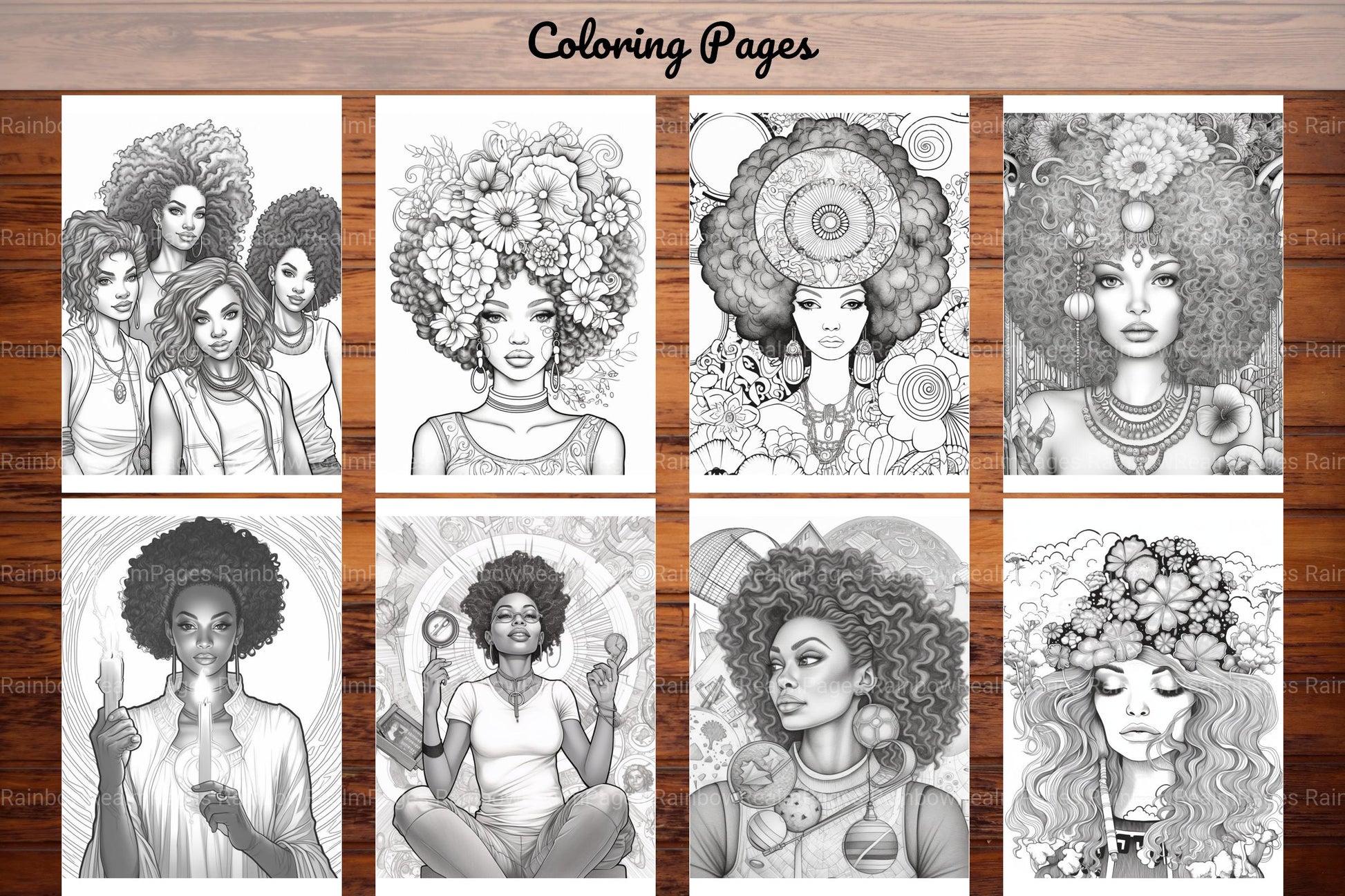 Black Girl Coloring Pages - CraftNest - Digital Crafting and Art