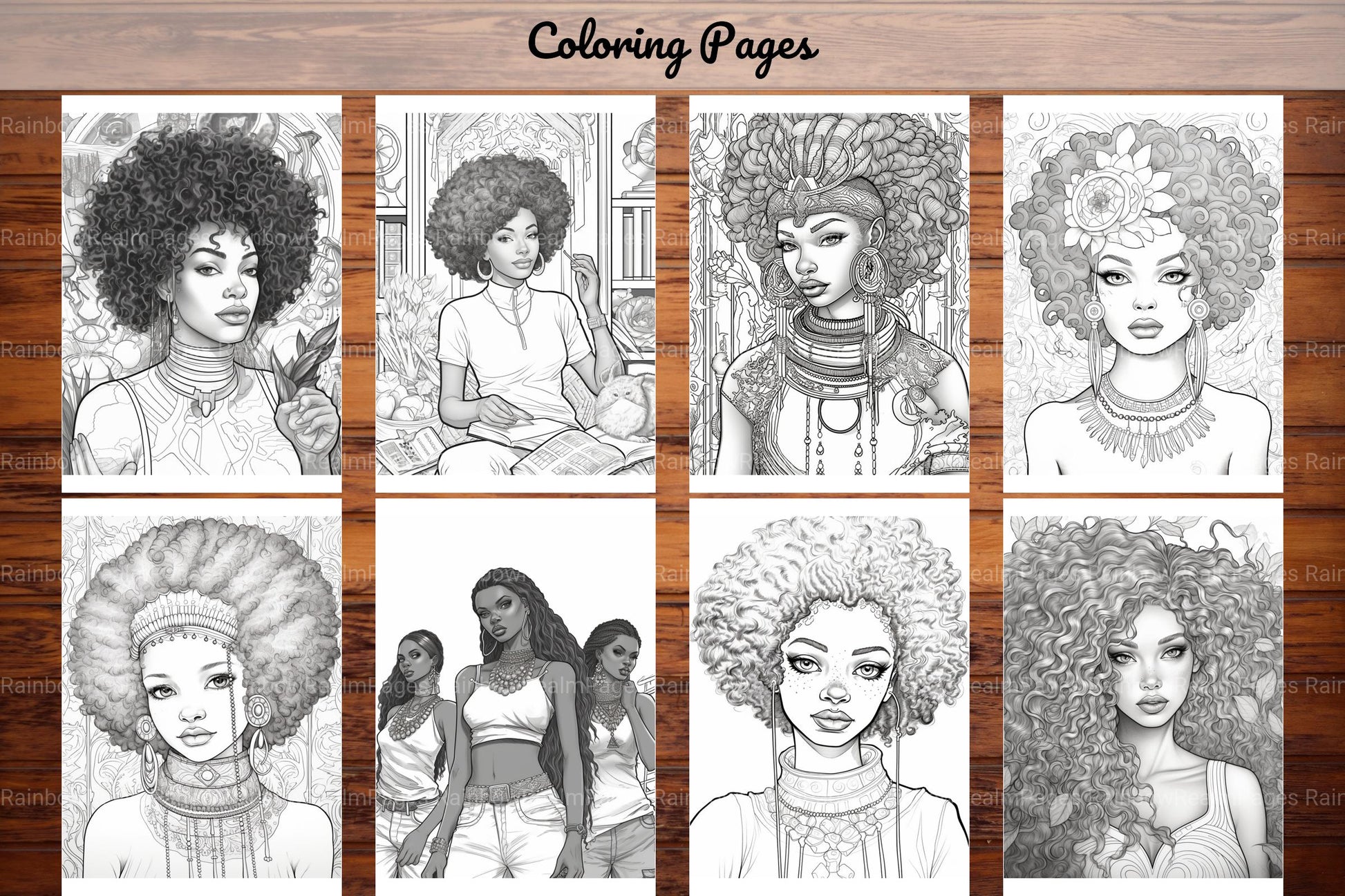 Black Girl Coloring Pages - CraftNest - Digital Crafting and Art
