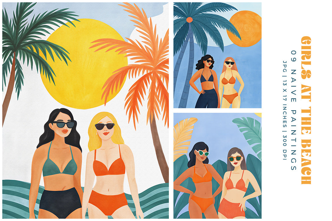 Girls at the Beach - Women