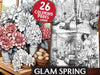 Glam Spring Coloring Books